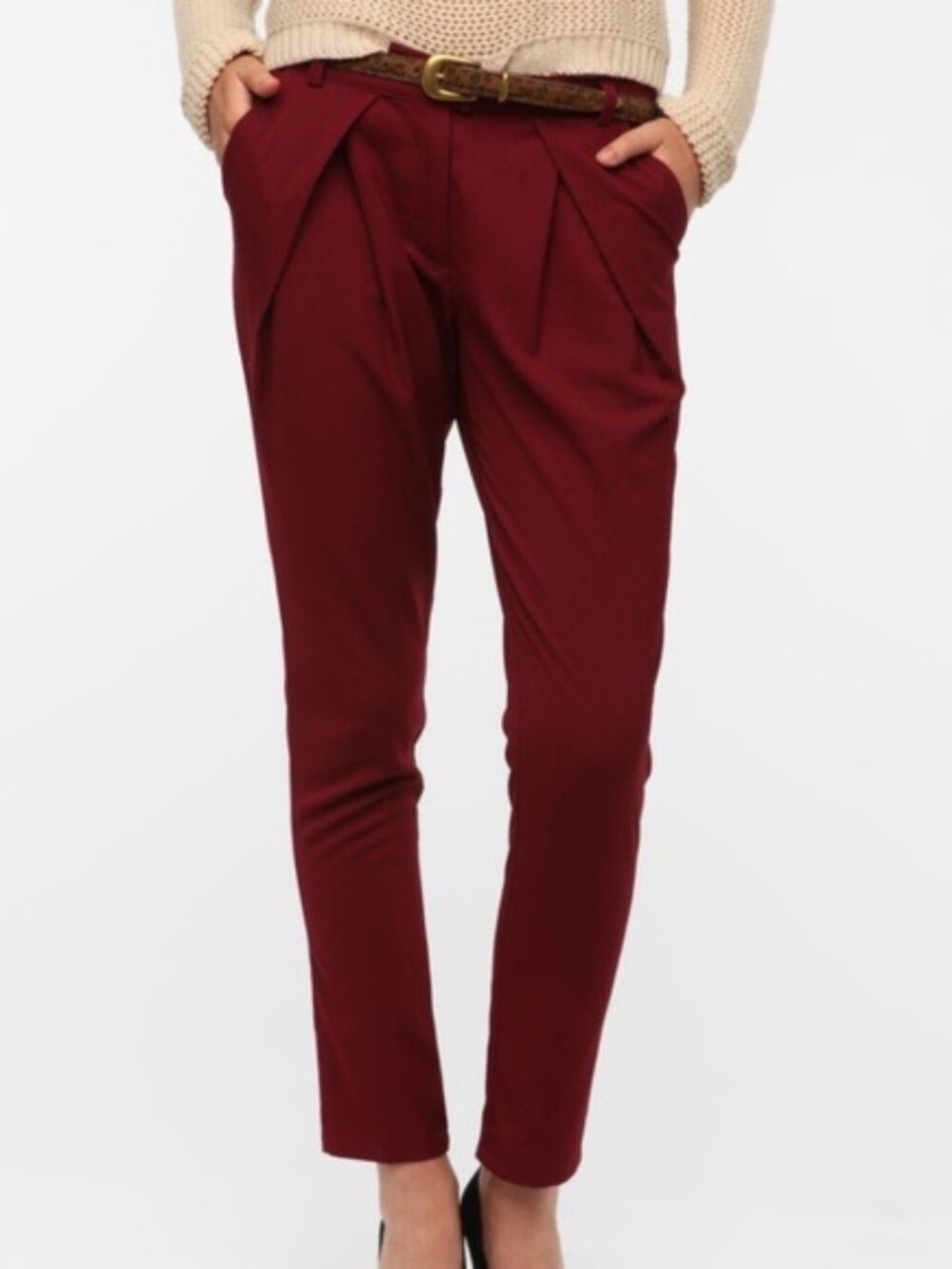 Sparkle & Fade Maroon Trousers 2